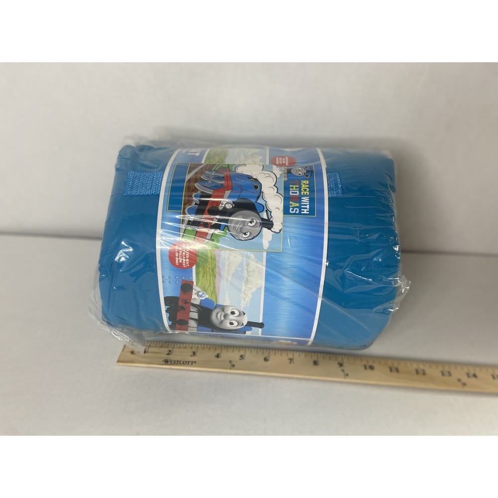 Thomas & Friends Race with Thomas Kids Nap Mat Blue 46x20 w Pillow - Picture 14 of 15